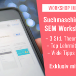 Suchmaschinenmarketing SEM Workshop