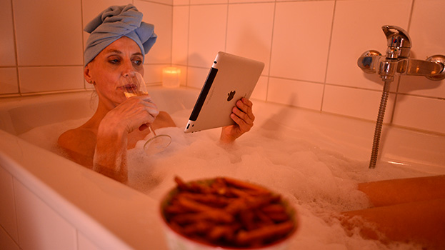 Digital Marketing Manager Unterricht in der Badewanne geniessen